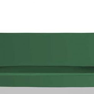 Двухсторонний матрас для садовых качелей зеленый